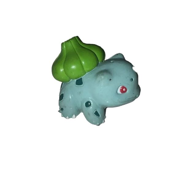 Nintendo Pokémon Bulbasaur Green 1.5" BasicFun B.F.I. Vinyl ToyFigure NoKeychain - Picture 2 of 5